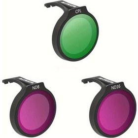 Resim Userfriendly11 Sunnylife Djı Neo Drone Nd Filtre Seti Nd8 Nd16 Cpl Yeşil Siyah Beyaz Pembe 