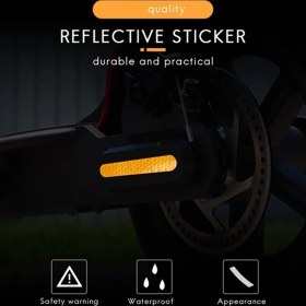 Resim Oasis Oasis Ön Arka Tekerlek Kapağı Koruyucu Kabuk Yansıtıcı Etiket Sarı (Yurt Dışından) 