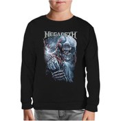 Resim Megadeth Siyah Çocuk Sweatshirt Siyah 