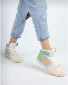 Resim Lambırlent Unısex Boğazlı Jordan Renkli Spor Ayakkabı Sneaker 