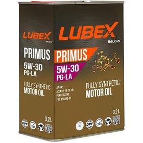 Resim Lubex Primus Pg-La 5W-30 Tam Sentetik Partiküllü Motor Yağı 2 x 3.2 L 