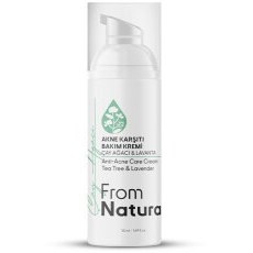 Resim From Natura Çay Ağacı ve Lavanta Akne ve Siyah Nokta Karşıtı Bakım Kremi 50 ml 
