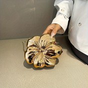 Resim Floral Metalik Pudra Torbası, Gümüş Gri, Çamaşır Yok, Altın, Manyetik Kapatma, Sökülebilir Zincir Askı, Şık Stil, Plastik, Baskı Yok, Akşam Partisi Kadın Çantası 