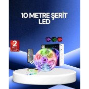 Resim Shopwave 10 Metre Smart Şerit LED Bluetooth Telefon Kontrollü USB Enerjili 