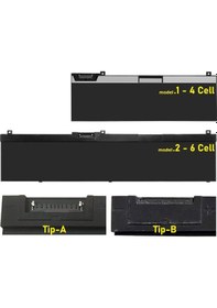 Resim Dell Precision 7540 P74f002 Uyumlu Batarya Pil 4 Cell - Tip-a Model-1 