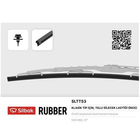 Resim Sılbak Sltt53 Sılecek Lastıgı 535mm Telı Uzerınde 