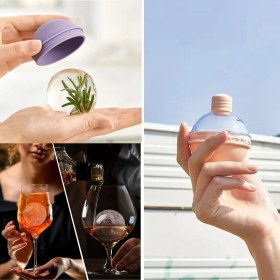 Resim Hunili Altı Silikon Kolay Çıkabilen Büyük Boy Küre Buzluk (5224) 