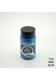 Resim Cadence Dora Hibrit Metalik Boya 90 Ml. 7134 Mavi 