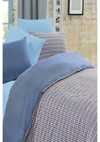 Resim Soley Freebag Çantalı Çift Kişilik Nevresim Takımı Arıa Mavi 