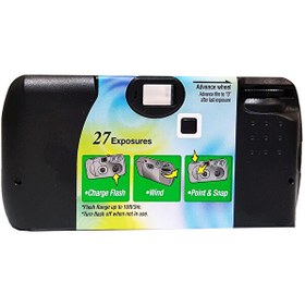 Resim Fujifilm QuickSnap 27 Pozluk Çek At Flaşlı Analog Fotoğraf Makinesi 