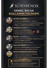 Resim Sürmene Serisi Börek Pizza Bıçağı Beyaz Verzalit Sap Pide Salata Kıyma Mutfak Bıçak Hds-155 