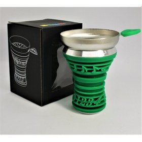 Resim Nargile Store Silikon Lüle ve Yanmaz (Közlük) Melodi Silikon Nargile Lülesi 