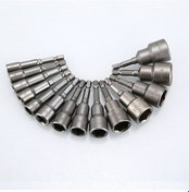 Resim 14 Adet Manyetik Hızlı Çıkarılan Tornavida Ucu 1/4 