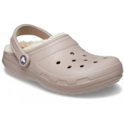 Resim Crocs Classic Lined Clog Terlik - Mantar / Kemik 