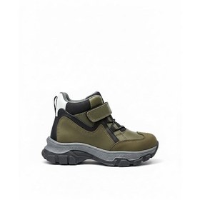 Resim Haki Erkek Çocuk Hakiki Deri Bot 237.f-485 Haki 