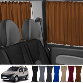 Resim Oto Pandami Fiat Fiorino 2007+ Uyumlu Taba Raylı Oto Perde Takımı 