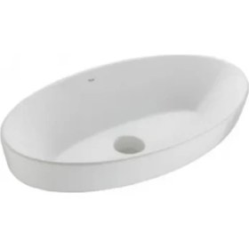 Resim Kale Dove 70x40 cm Oval Çanak Lavabo Beyaz 