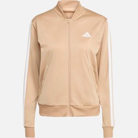 Resim adidas Sportswear Essentials 3-Stripes & Embroidered 3 Bar Logo Detail Full-Zip Kadın Eşofman Takımı 