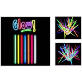 Resim Glow Stick 20cm Fosforlu Kırılan Çubuk 100 Adet 