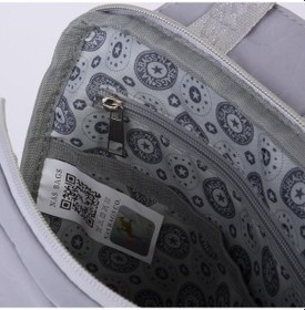 Resim Nas Bag Kadın Çok Gözlü Su Geçirmez Water Proof Ultra Hafif Sırt Çantası Gri 
