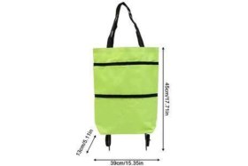 Resim Fantastik Store Katlanabilir Tekerlekli Çantalı Çarşı Pazar Arabası Alışveriş Çantası Piknik Çantası - Lisinya 