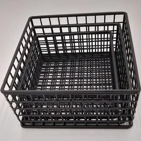 Resim GO DEKOR Kare 3lü Metal Çok Amaçlı Sevimli Ekmek Sepetleri - SİYAH 