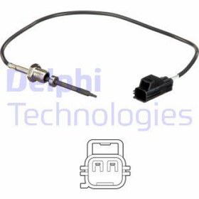 Resim EGZOZ SICAKLIGI SENSORU VOLVO S60 I 2.4 D 05-10 V70 II 2.4 D 05-10 XC70 295 2.4 D5 AWD 05-07 XC90 I D3/D5 09-14 DELPHI TS30149 OEM 