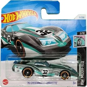 Resim Hot Wheels Tekli Arabalar 76 Greenwood Corvette HTD67 