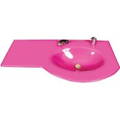 Resim Cam Lavabo Diamond Modeli 80 x 56 CM 