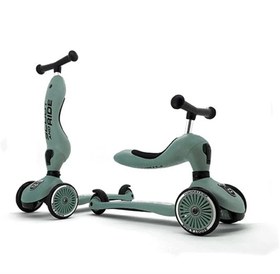 Resim Scoot and Ride Highwaykick 1 Oturaklı Çocuk Scooter Yeşil 160629-96269 