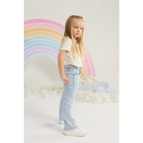 Resim Minycenter Kız Çocuk Denim Pantolon 2 Yaş-6 Yaş Mavi 