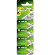 Resim GP GP191-C5 LR55 AG8-LR1120 Alkalin 1.5V Düğme Pil 5'li Paket 