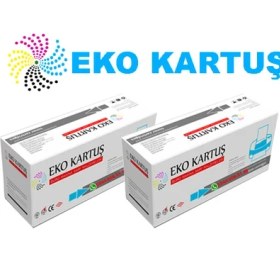 Resim Eko Kartuş Laserjet Pro M201DW Hp CF283A / 83A Ekonomik Avantajlı 2’li Paket Muadil 
