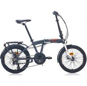 Resim Carraro Flexi 121 21 Vites Katlanır Bisiklet Mat Navy Mavi Siyah Kahve 35cm 