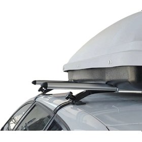 Resim Mitsubishi Lancer 2017-2021 Oluksuz Tip Ara Atkı Tavan Barı Portbagaj Bağlantı Ayakları - Gri Set 