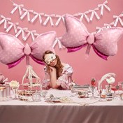 Resim 2 adet Kelebek Yay Şekilli Parti Dekorasyonu Alüminyum Film Balon Seti Düğün Teşekkür Partisi Sevgililer Günü Dekorasyonu Mektup Seti Tatil Romantik Fotoğrafçılık Aksesuarı 