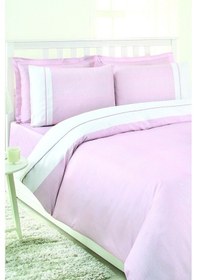 Resim Özdilek Soft Linen Çift Kişilik Saten Nevresim Takımı 43891 Pembe 