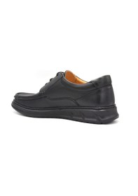 Resim Kindep Showmen Hakiki Deri Poli Hafif Taban Bağcıklı Erkek Comfort Ayakkabı Siyah Siyah 