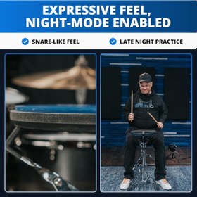 Resim Drumeo Quietpad Pratik Davul Pedi 