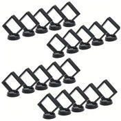 Resim Willowhaven 30 Adet Siyah 3b Plastik Koleksiyon Vitrini Takı Para Fosil Sergileme Kutusu 