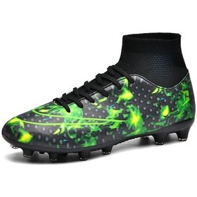 Resim Snapbuy Erkek Futbol Krampon - Mavi Yeşil 