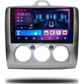 Resim Carplayer Ford Focus 2 2007-2011 Manuel Klima Uyumlu Android Multimedya 6gb Ram 128gb Hafıza 
