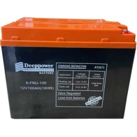 Resim Deep Power Akü E-Bike 6-FMJ-100 (12V 100AH / 10HR) 