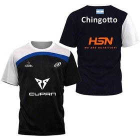 Resim Snapbuy Yeni Padel Spor Tişört, Hızlı Kuruyan 3dt Baskılı Erkek Ve Kadın Yazlık Gömlekgri Gri 