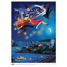 Resim Anason İşleri Mey-i Sahba. Poster 50x70cm 