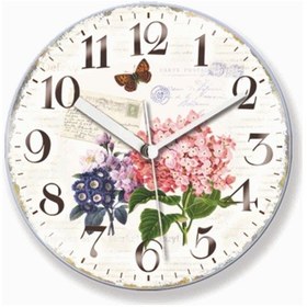 Resim Bombe Camlı Buzdolabı Mıknatıslı Ve Duvara Asılabilen Saat (64903056) Çok Renkli 