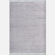 Resim Crea Ada Dikdörtgen 80x150 cm Kilim Açık Gri 