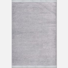 Resim Crea Ada Dikdörtgen 80x150 cm Kilim Açık Gri 