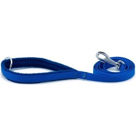 Resim Doggie Polar Dokumadan El Yapımı Köpek Gezdirme Kayışı 1.5 x 160 CM Mavi 