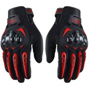 Resim Riding Tribe Mcs-17 Motosiklet Eldiveni Kırmızı 
